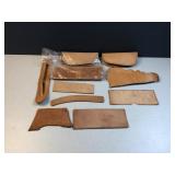 Leather crafting pieces