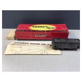 black Baltimore & Ohio Hopper rail road car