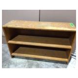 Shop built wood shelf 44 x 28