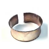 QVC sterling silver ruffle edge cuff bracelet