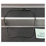 QVC sterling silver braided necklace 16ï¿½ original