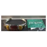 HSN Jay King sterling silver mookite cuff