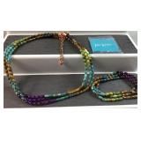 Jay King multi colored bead matching bracelet and