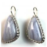 Jay King sterling silver lavender blue chalcedony