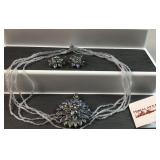 Himalayan gems sterling silver moonstone necklace