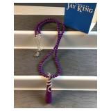 Jay King Purple Mojave pendant 925 sterling