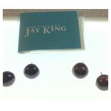 (2) Jay King gem stone bead necklace. 925