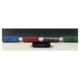 (5) N Scale rail road cars Reading, Frisco & other