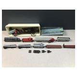 N Guage locmotive, train cars and track