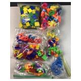 Magnetic alphabet letters & other items