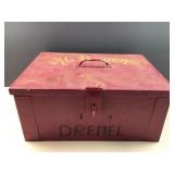 Hand crafter wood box with lock latch