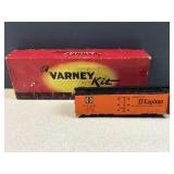 ATSF El Captian box car Varney HO train car