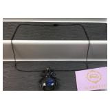 Rarities sterling silver spider necklace with