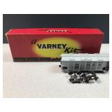 gray Norfolk & Western covered hopper rail car