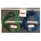 Himalayan 26ï¿½ beaded green ombrï¿½ and blue ombrï¿½
