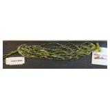 Himalayan green and silver beaded bracelet made