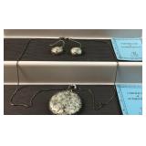 QVC Paz creations sterling silver Roman glass