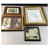 (4) framed art