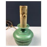 antique metal lamp base