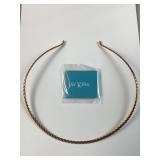 Jay king Minimalistic copper torque necklace