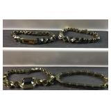 Heidi Daus 4 bracelet topaz set with original box