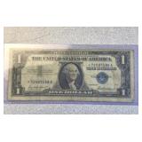US silver certificate star note  1957