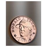 President Donald Trump design 1 oz .999 copper