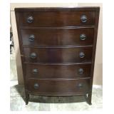 Antique chest of 5 drawers in good condition