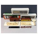 (3) HO Model railroad train cars / kits