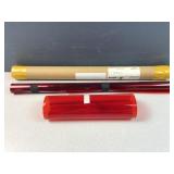 red colored film for educational science