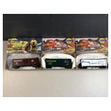 (3) HO guage model railroad cars