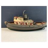 Vintage model tug boat