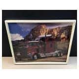 Semi sleeper cab print
