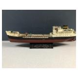 MV Shell Welder ship model for display