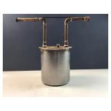 Hand craftet water distilling component
