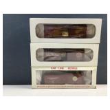 (3) HO guage model railroad cars