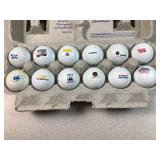 (12)  Logo collectible golf balls
