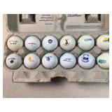(12)  Logo collectible golf balls