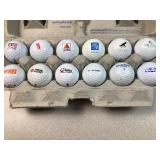 (12)  Logo collectible golf balls