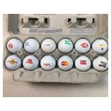 (12)  Logo collectible golf balls
