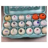 (18) Advertising / logo golf balls