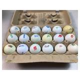 (18) Advertising / logo golf balls