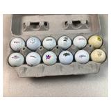 (12)  Logo collectible golf balls