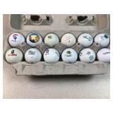 (12)  Logo collectible golf balls