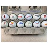 (12) Advertising / logo golf balls