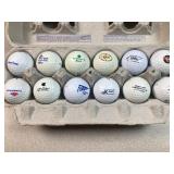 (12)  Logo collectible golf balls