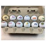 (12) Advertising / logo golf balls