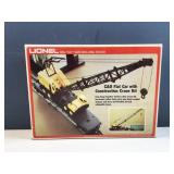 Lionel O gauge train car crane kit