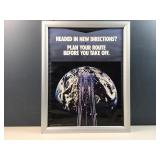 encouraging framed posted print