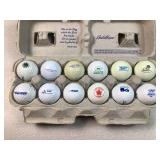 (12)  Logo collectible golf balls